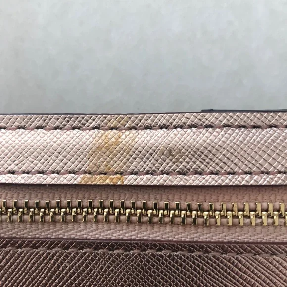NEW Kate Spade Wallet classic rose gold shade. Shimmer, NWOT inc orig receipt - Picture 10 of 10